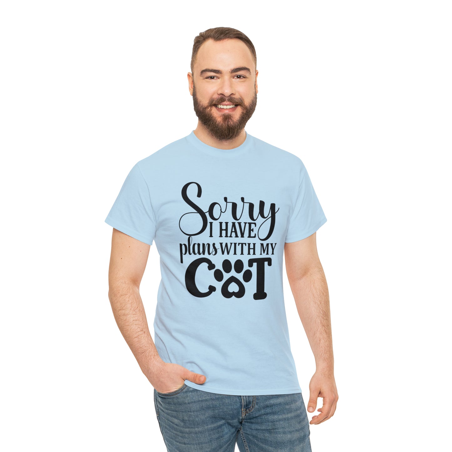 Sorry I have Plans with My Cat Unisex Tee