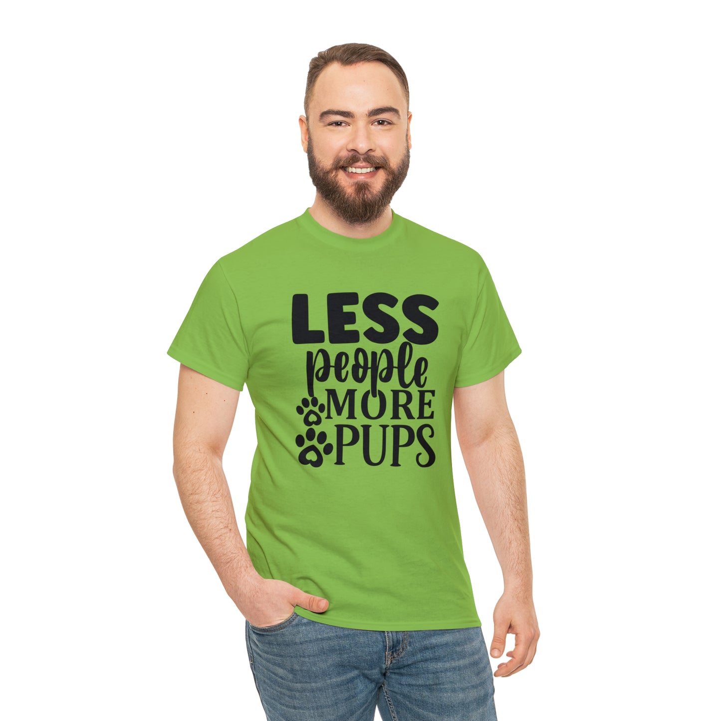 Less People More Pups Unisex Tee