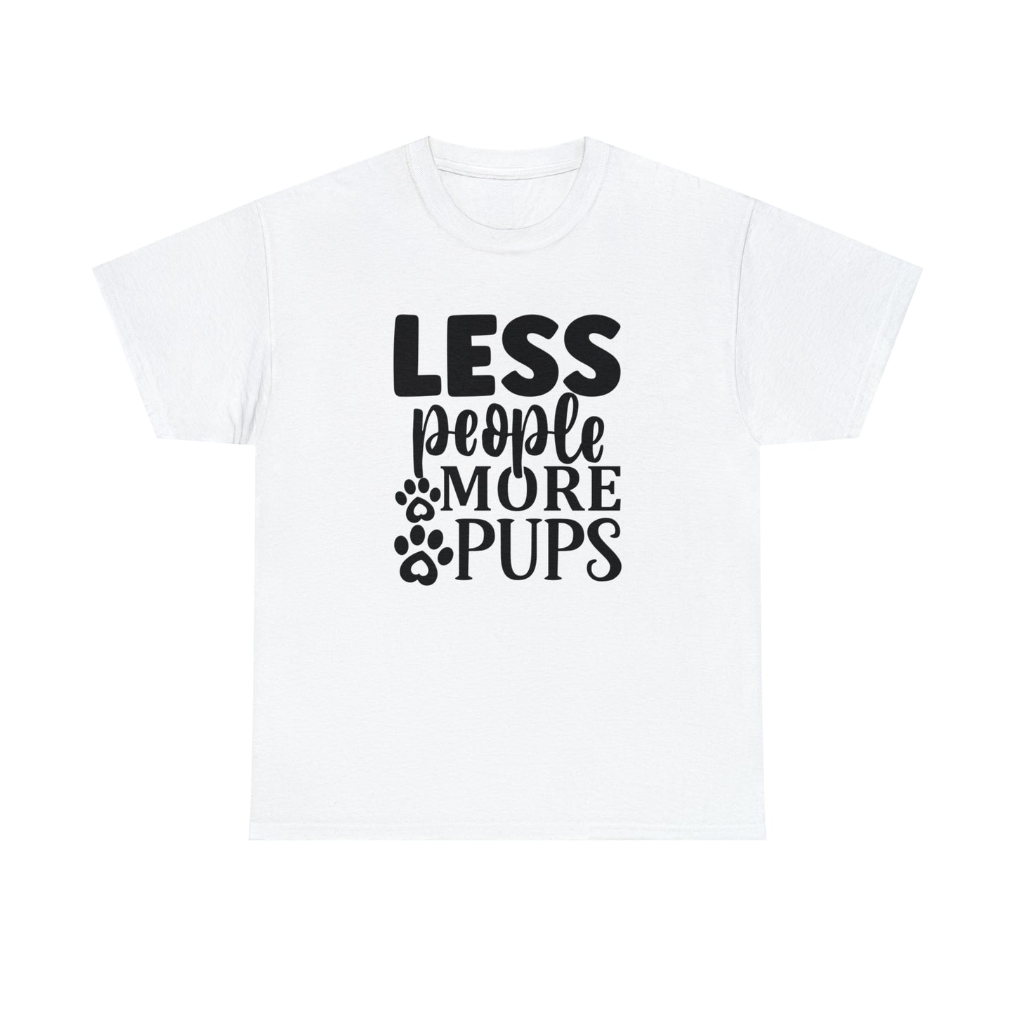 Less People More Pups Unisex Tee