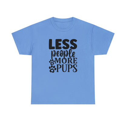 Less People More Pups Unisex Tee